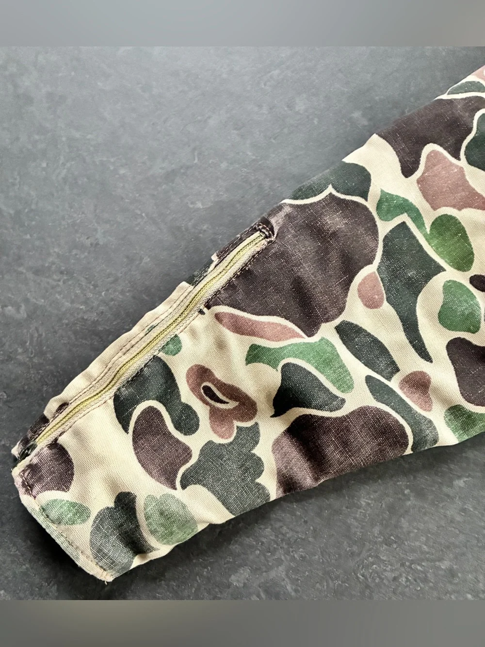 Vintage Santa Fe Style Himalayan Thinsulate Camo Hunting Jacket Men's Small